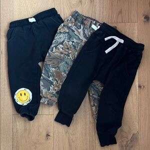 Little Bipsy Black and Camouflage Kids Joggers Set